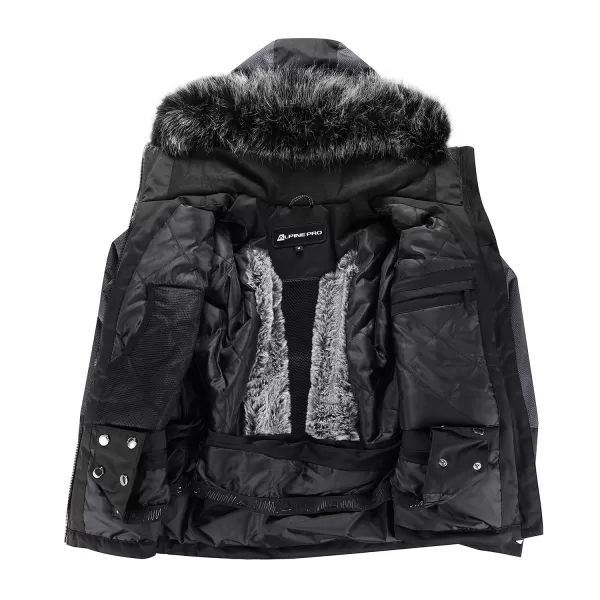  Jacheta de schi pentru doamne ALPINE PRO OLADA LJCB603 NEGRU 