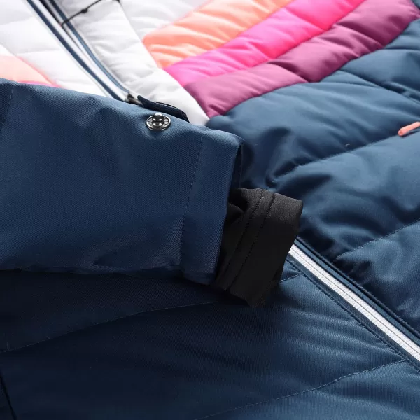  Jacheta de schi pentru femei pentru femei ALPINE PRO FEEDRA LJCB604 ALBASTRU 