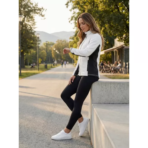  Panouri din fleece pentru femei ALTISPORT NoPrint NP/ALW825 ALB 