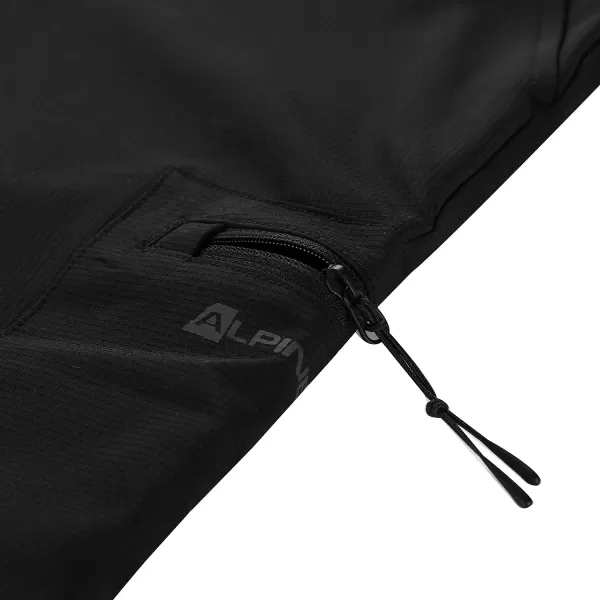  Pantaloni de softshell pentru femei ALPINE PRO CORBA LPAD663 NEGRU 