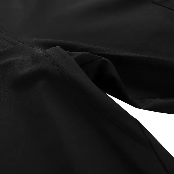  Pantaloni de softshell pentru femei ALPINE PRO CORBA LPAD663 NEGRU 