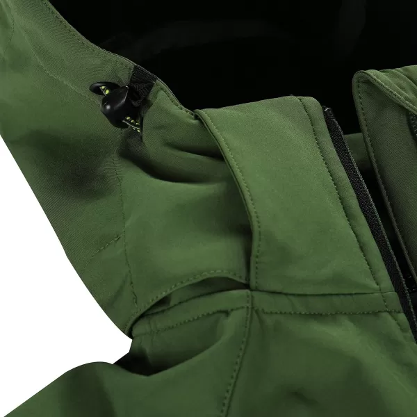  Geacă de softshell pentru femei ALPINE PRO HOORA LJCD590 VERDE 