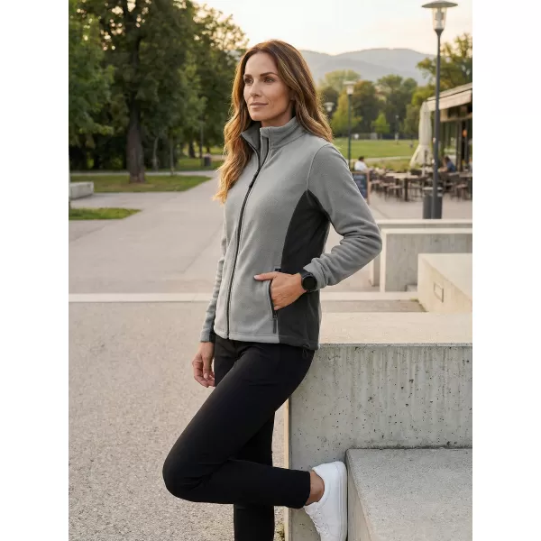  Panouri din fleece pentru femei ALTISPORT NoPrint NP/ALW825 GRI DESCHIS 