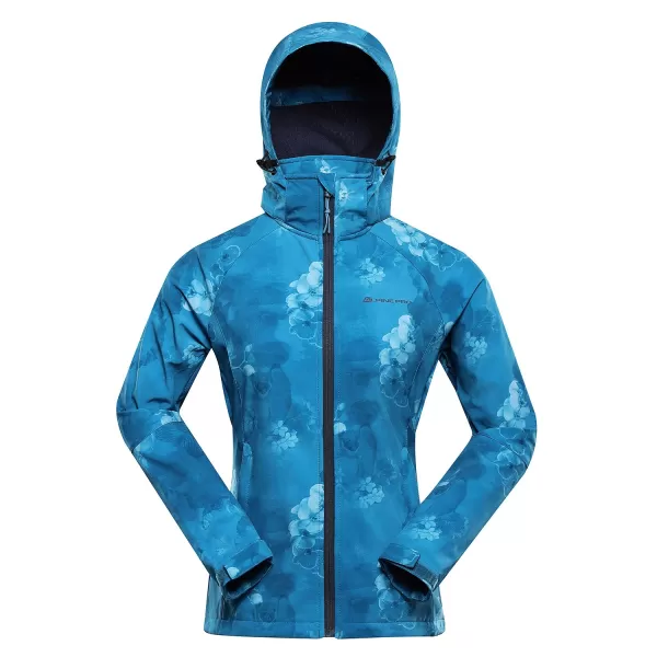  Geacă de softshell pentru femei ALPINE PRO HOORA LJCC590 ALBASTRU 