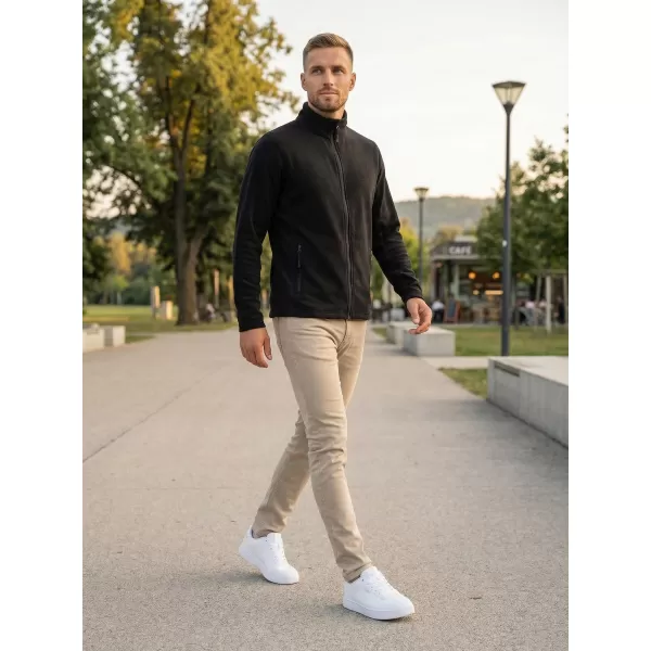  Panouri din fleece pentru bărbați ALTISPORT NoPrint NP/ALM725 NEGRU 