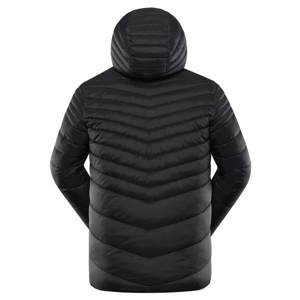  Sacou de hi-thherm pentru bărbați cu două fețe pentru bărbați ALPINE PRO EROM MJCD628 NEGRU 