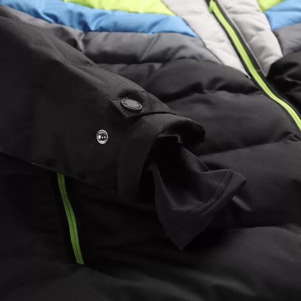  Sacou de schi pentru bărbați pentru bărbați ALPINE PRO FEEDR MJCB638 NEGRU 