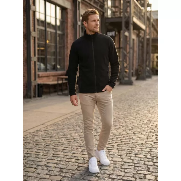  Panouri din fleece pentru bărbați ALTISPORT NoPrint NP/ALM725 NEGRU 