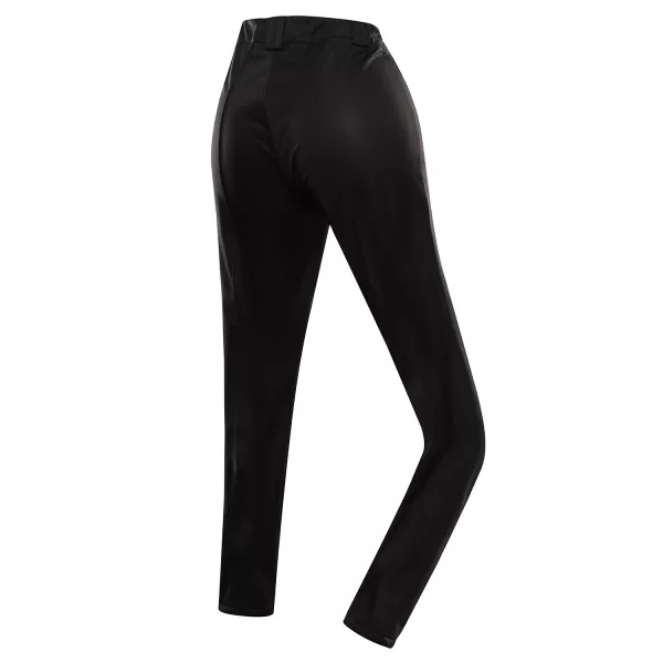  Pantaloni de softshell pentru femei pentru femei ALPINE PRO UFEDA LPAD674 NEGRU 