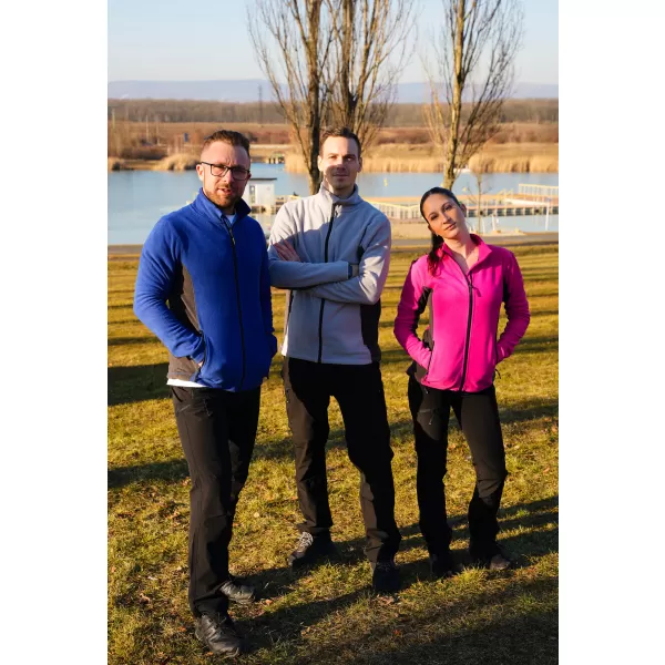  Panouri din fleece pentru bărbați ALTISPORT NoPrint NP/ALM725 GRI DESCHIS 