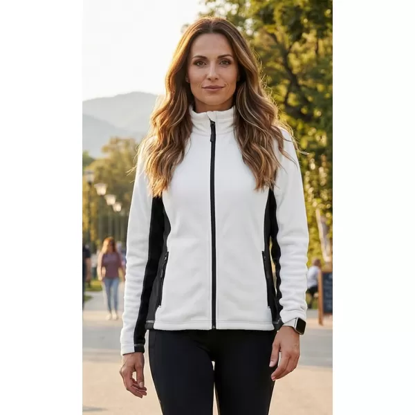  Panouri din fleece pentru femei ALTISPORT NoPrint NP/ALW825 ALB 