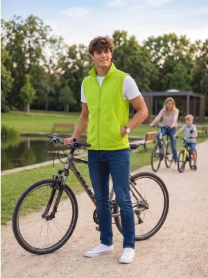 Unisex vestie fleece ALTISPORT NoPrint NP/ALU815 LĂMÂIE VERDE