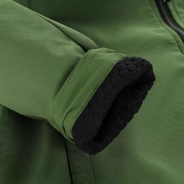  Geacă de softshell pentru femei ALPINE PRO HOORA LJCD590 VERDE 
