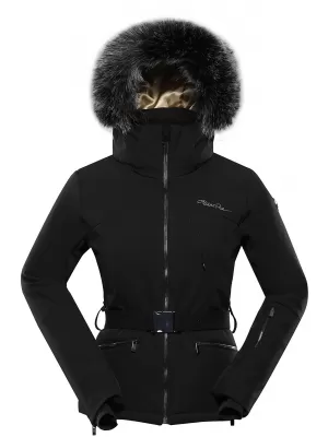 Sacou de softshell pentru femei pentru femei ALPINE PRO DOWELA LJCB612 NEGRU