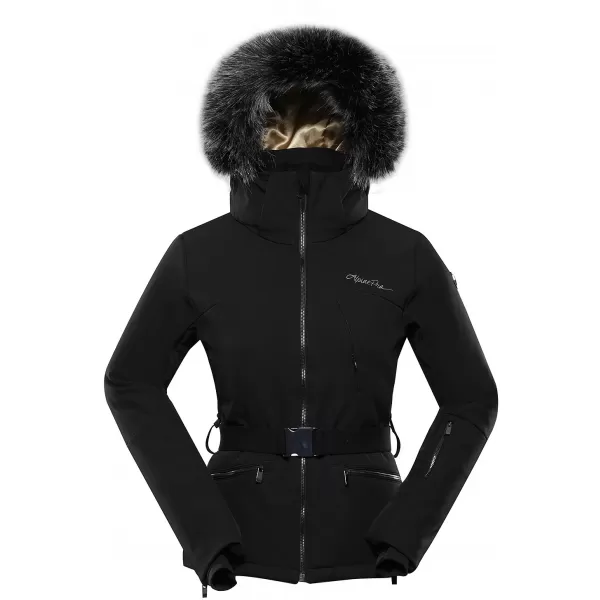  Sacou de softshell pentru femei pentru femei ALPINE PRO DOWELA LJCB612 NEGRU 