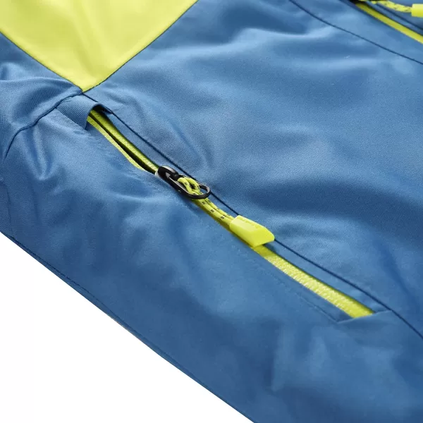  Sacou de schi ALPINE PRO REAMO KJCB305 VERDE DESCHIS 