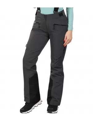 Pantalonii pentru doamne ALPINE PRO WERADA LPAD721 GRI ÎNCHIS