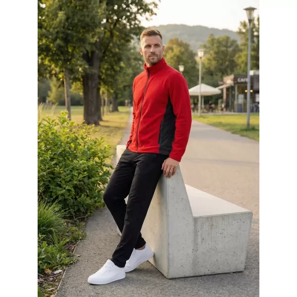  Panouri din fleece pentru bărbați ALTISPORT NoPrint NP/ALM725 ROŞU 