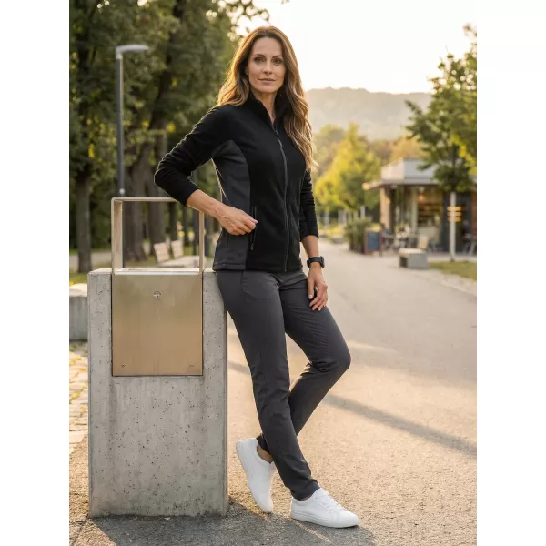  Panouri din fleece pentru femei ALTISPORT NoPrint NP/ALW825 NEGRU 