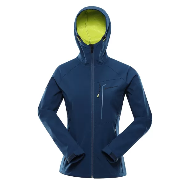  Geacă de softshell pentru femei ALPINE PRO ESPRITA LJCB589 ALBASTRU 