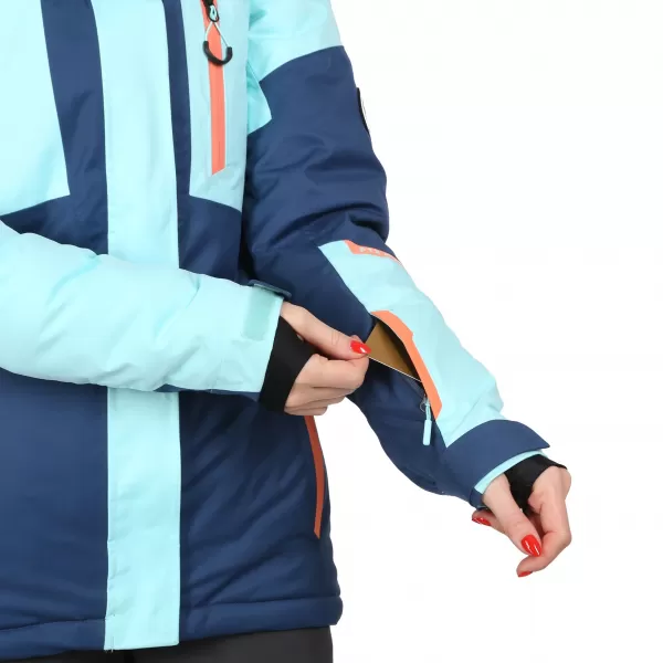  Jacheta de schi pentru doamne ALPINE PRO DEARA LJCD654 ALBASTRU 