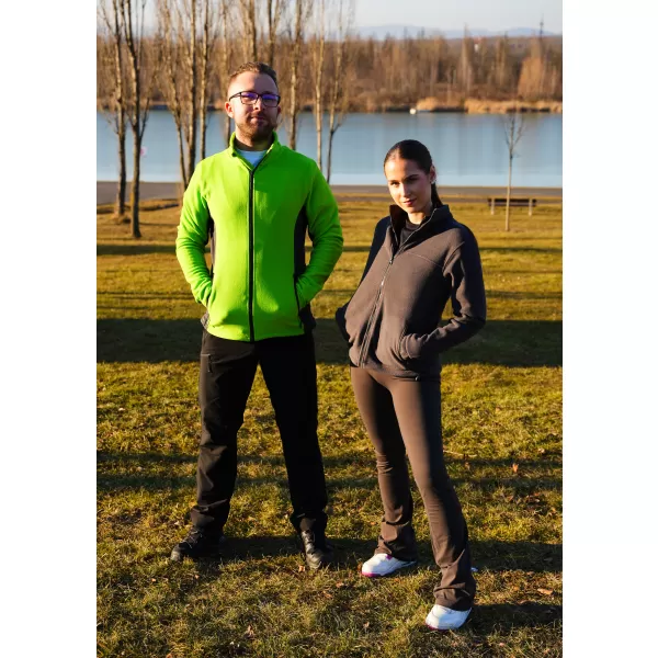  Panouri din fleece pentru bărbați ALTISPORT NoPrint NP/ALM725 APPLE VERDE 