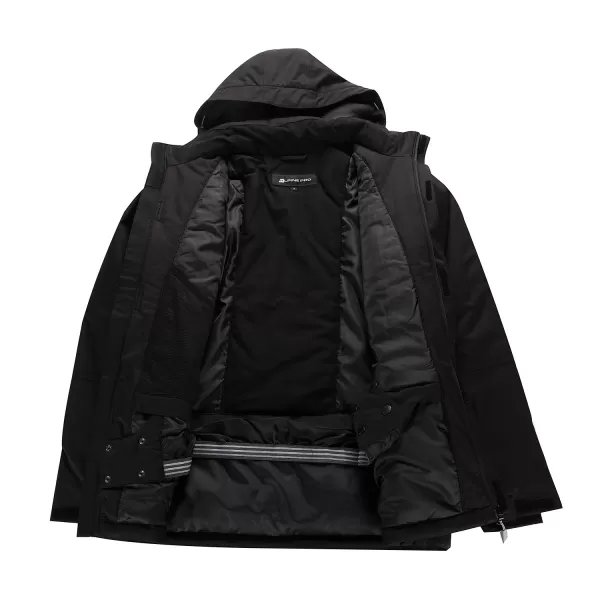  Geacă de schi pentru bărbați ALPINE PRO COMED MJCD716 NEGRU 