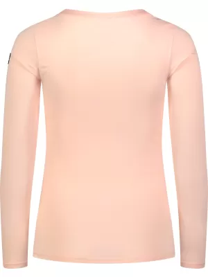 Tricou de dama din bumbac NORDBLANC SWEDEN NBFLT8144 ROZ DESCHIS