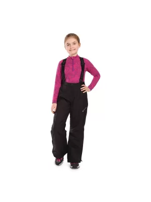 Pantaloni de schi pentru copii ALPINE PRO OSAGO KPAB322 NEGRU