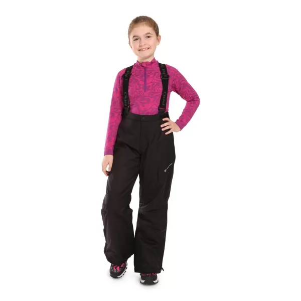  Pantaloni de schi pentru copii ALPINE PRO OSAGO KPAB322 NEGRU 