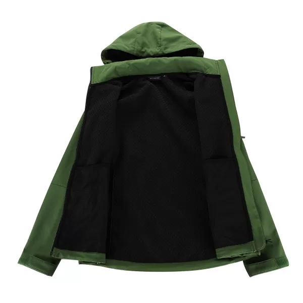  Geacă de softshell pentru femei ALPINE PRO HOORA LJCD590 VERDE 