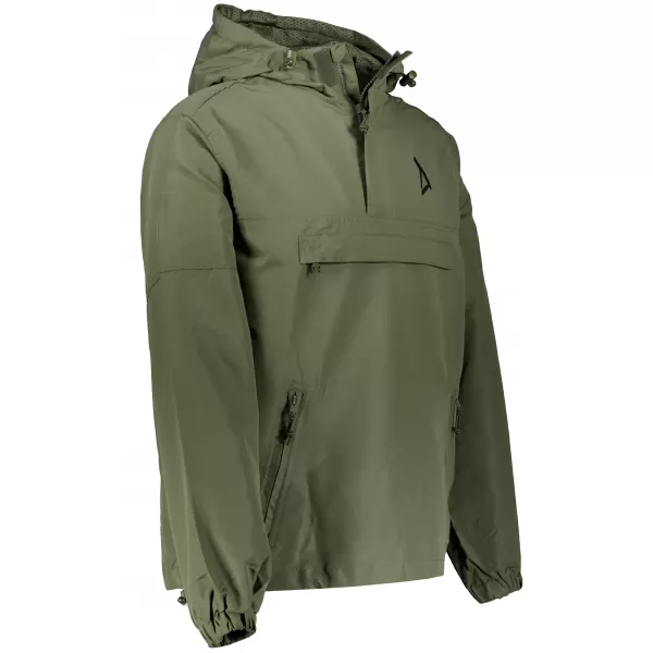  Sacou de vânt pentru bărbați peste cap ALTISPORT BYB/ALM002B3162 MĂSLIN 