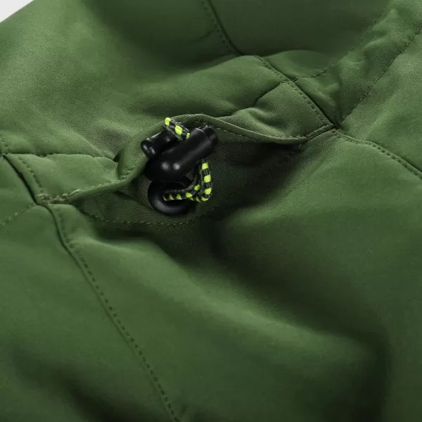  Geacă de softshell pentru femei ALPINE PRO HOORA LJCD590 VERDE 