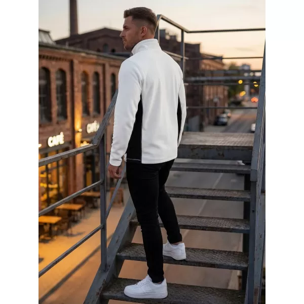  Panouri din fleece pentru bărbați ALTISPORT NoPrint NP/ALM725 ALB 
