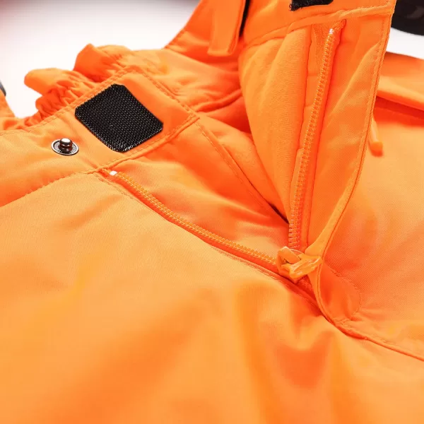  Pantaloni de schi pentru copii ALPINE PRO EDESO KPAD361 NEON 