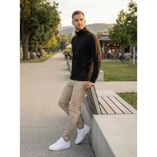  Panouri din fleece pentru bărbați ALTISPORT NoPrint NP/ALM725 NEGRU 