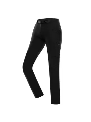 Pantaloni de softshell pentru femei ALPINE PRO CORBA LPAD663 NEGRU