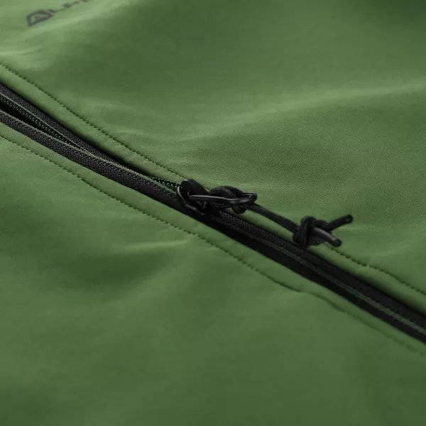  Geacă de softshell pentru femei ALPINE PRO HOORA LJCD590 VERDE 