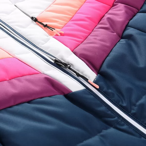  Jacheta de schi pentru femei pentru femei ALPINE PRO FEEDRA LJCB604 ALBASTRU 