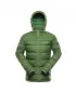 Sacou de pene de iarnă pentru bărbați ALPINE PRO ROGIT MJCD621 VERDE