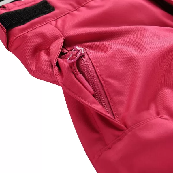  Pantaloni de schi pentru copii ALPINE PRO EDESO KPAD361 ROZ 