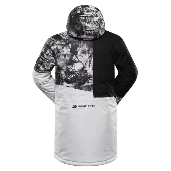 Geacă de schi pentru bărbați ALPINE PRO UZER MJCB639 GRI 