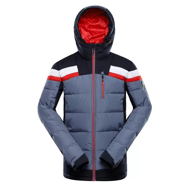  Sacou de schi pentru bărbați pentru bărbați ALPINE PRO FERER MJCD697 ALBASTRU 
