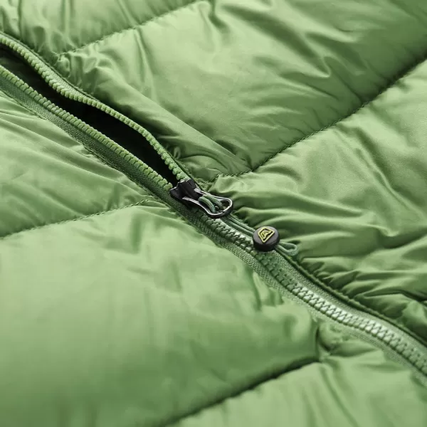  Sacou de pene de iarnă pentru bărbați ALPINE PRO ROGIT MJCD621 VERDE 