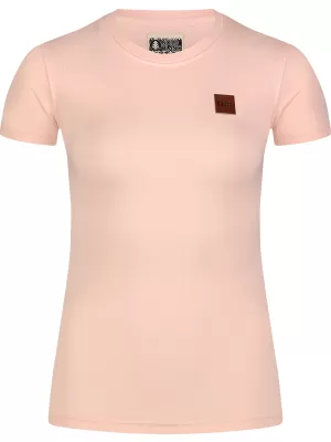 Tricou de dama din bumbac NORDBLANC AGNES NBFLT8147 ROZ DESCHIS