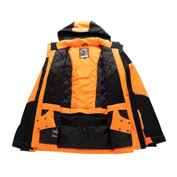  Geacă de schi pentru bărbați ALPINE PRO DEAR MJCD695 NEON 
