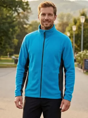 Panouri din fleece pentru bărbați ALTISPORT NoPrint NP/ALM725 TURCOAZ