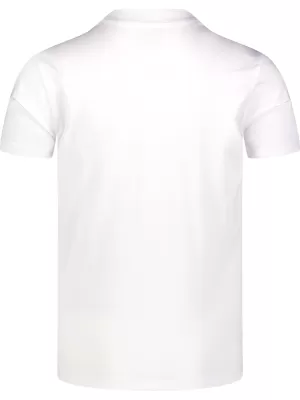 Tricou bărbătesc din bumbac NORDBLANC ARROWHEAD NBFMT8140 ALB