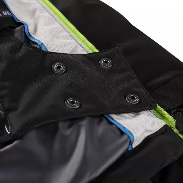  Sacou de schi pentru bărbați pentru bărbați ALPINE PRO FEEDR MJCB638 NEGRU 