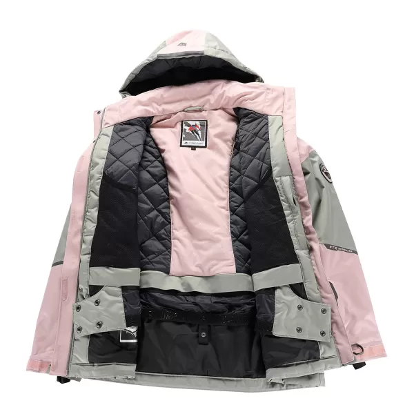  Jacheta de schi pentru doamne ALPINE PRO DEARA LJCD654 GRI 